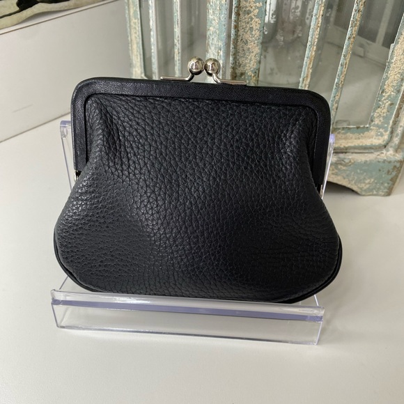 Brighton Black Leather Coin Clutch - Picture 6 of 8